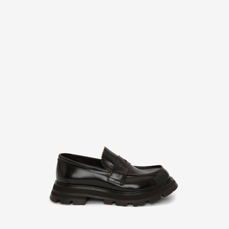 Alexander McQueen Women's Black Wander Loafer - 11.5 (Calfskin)